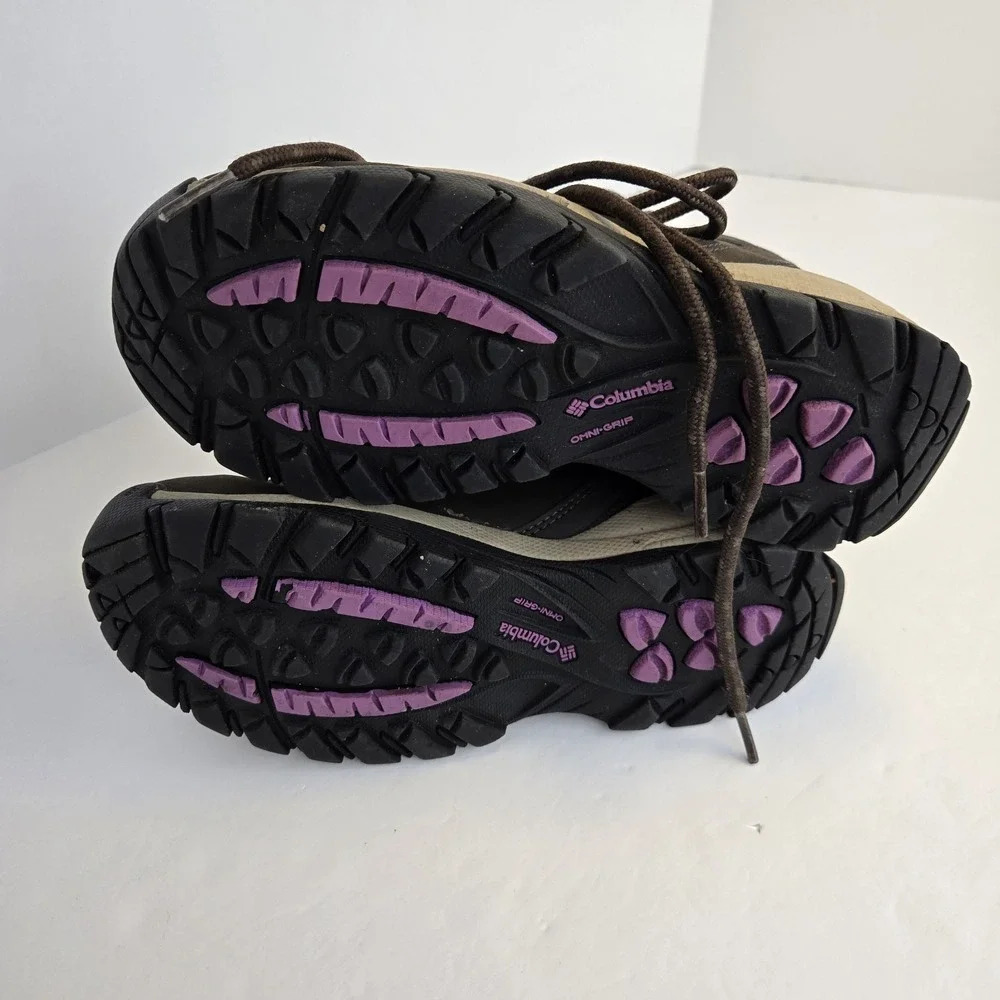 Columbia Newton Ridge Plus Mid Waterproof Hiker Womens Size 5 Brown Gorpcore